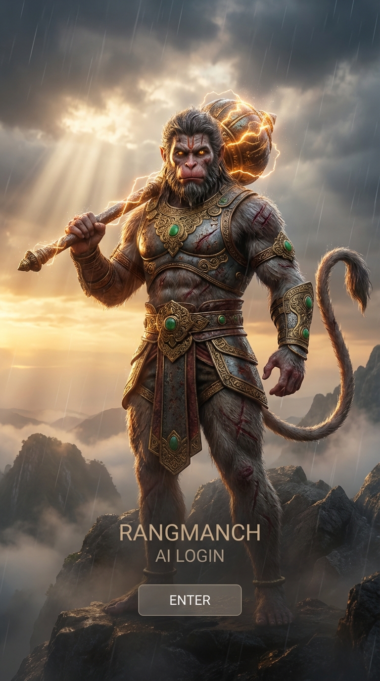 RangManch AI login visual